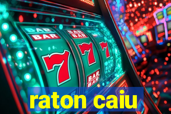 raton caiu